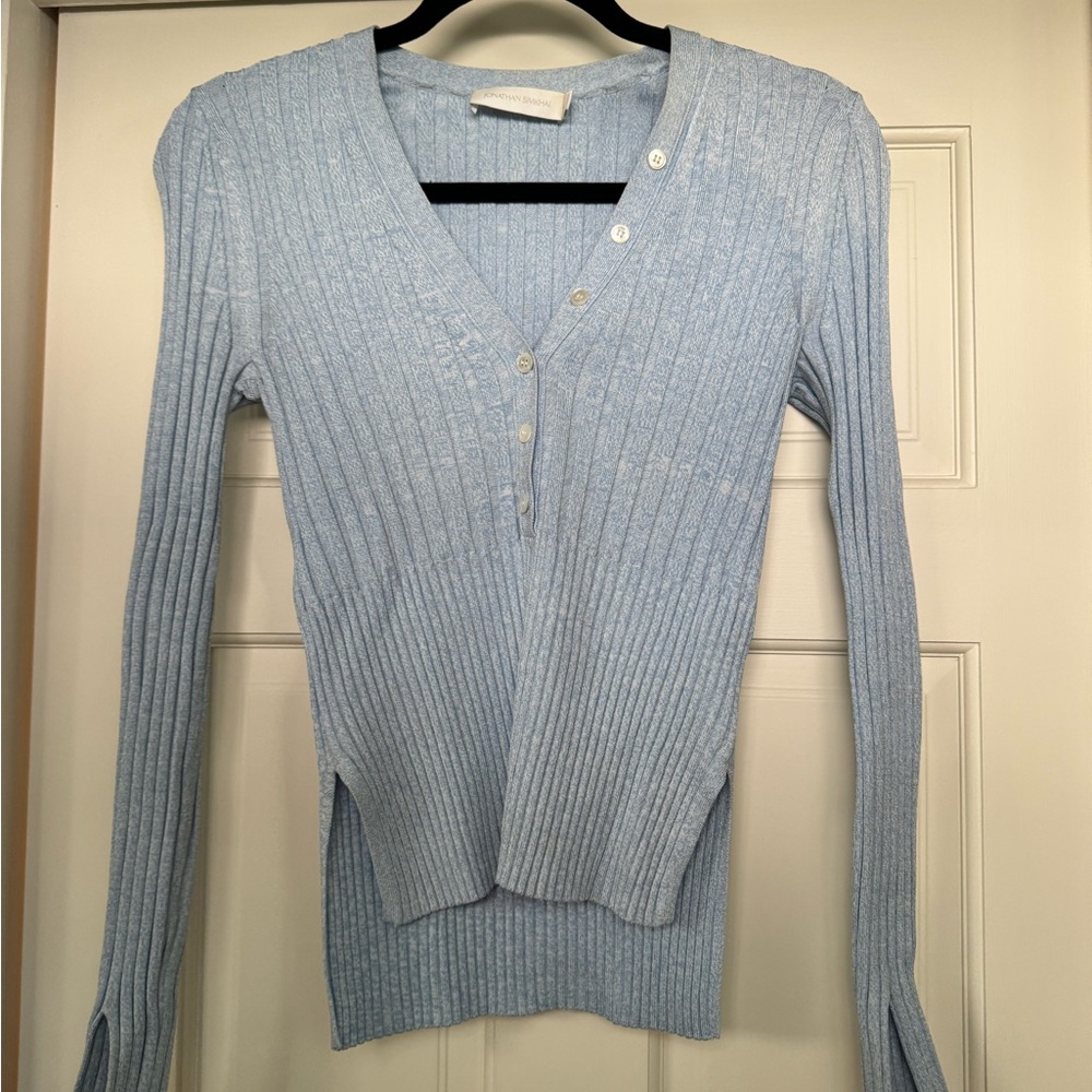 Jonathan Simkhai V Neck Sweater